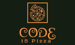 Code 15 Pizza logo.